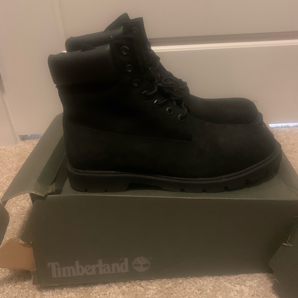 Black Timberland Boots